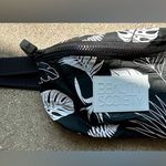 Beauty Society Fanny Pack Bag. Black White Floral Photo 0