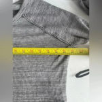 Free People Coastline Thermal Henley Peplum Top Gray Marled 0019 Photo 4