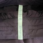 Lululemon Fleece Jogger Pants Size 4 Cotton Blebs Side Zip Pockets Burgundy Photo 5