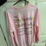 Dear Tiny Person Behind Me crewneck Pink Size M Photo 1