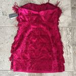 Liv Foster Fringe Cocktail Dress in Rich Magneta Size 12 New w/Tag $395 Pink Photo 9