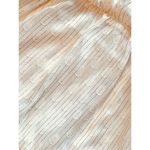 EXPRESS Cream Metallic Sleeveless Fit & Flare Tiered Dress MEDIUM Cottage NWT Photo 4