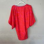 Trina Turk Trellis Braided V-Neck Swim Dress NEW NWT Medium Pink Orange Photo 3