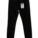 Kendall + Kylie  black kompact waist mid-rise skinny jeans size 11/12 Photo 0