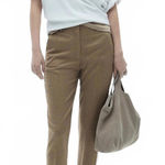 Mango Ankle Mid-Rise Skinny Pants Brown NWT Size 4 Photo 0