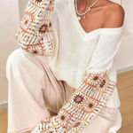 SheIn Crochet Sweater Photo 6
