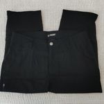Khombu  Black Stretch Hiking Capri/Cropped Pants Inseam 20.5" Size Large EUC Photo 2