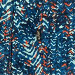 Levi's women's size 14 printed denim shorts red blue western new jean Photo 10