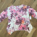 Time & Tru  Pink Floral Sublimation Top Size L Photo 11