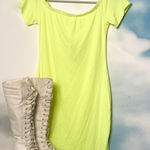 Tresser mini tee shirt dress Yellow Size M Photo 0