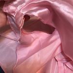 Cacique vtg  90s ladies pink button up nightie babydoll romper size small sexy Photo 13