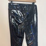 Spanx - Patent Leather Fleece Lined Liquid Leggings Black Photo 4