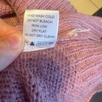 Mazik Pink Crew Neck Sweater with Stripes Size L Photo 7