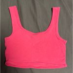 Garage  Cropped Tank Top Pink Photo 2