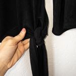 Chico's Travelers x Chico’s Black Side Tie Top Size 0 Photo 4