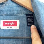 Wrangler  Shirt Unisex Denim Sz XXL Short Sleeve Cowboy Cowgirl Western‎ Travel Photo 1