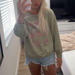 12PM Boutique Sweatshirt Green Size M Photo 0