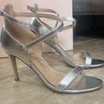 Chinese Laundry  Sabrie Stiletto Heels 7 / 37.5 Silver Metallic Photo 6