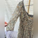 EXPRESS  X Rachel Zoe Printed One Shoulder Ruffle Mini Dress M Photo 6