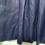 Cynthia Steffe  woman navy blue pleated skirt woman size 8 100% lamb so soft Photo 1
