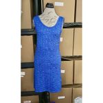 Cotton On Womens Dress Sz Medium Blue Sleeveless Ruched Bodycon Mini Y2K Club Photo 3