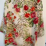 Sandra King Cheetah & Flowers Print Blazer Sz 6 Photo 8