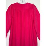American Vintage NWT Vintage Evelyn Pearson Vel de Roi Velour Robe Pink USA Made snap front Large Photo 9