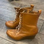 Dr. Martens Brown Leather Heeled Boots Photo 0