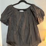 NWT Harshman Keiko Black Blouse
Black Ruffled Puff Sleeve Blouse Size M Photo 5
