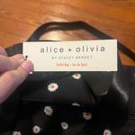 Alice + Olivia NWT Daisy Floral Black Tote Bag Photo 2