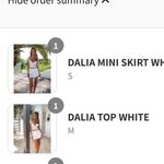Generation Outcast Clothing OUTCAST CLOTHING DALIA CROP TOP MINI SKIRT WHITE SET Photo 7