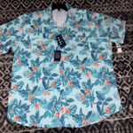IZOD Hawaiian Button-Up Tropical Top Photo 0