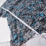 MISA Los Angeles  Printed Off-Shoulder Blue and Black Zonia Dress Photo 6