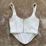 White Fox Boutique White Fox Women’s White Rose Corset Tank Top Photo 1