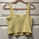 American Eagle yellow crop tank top Photo 1