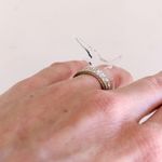 Handmade Fashion Bird in Flight Ring, Clear Custom Silhouette Photo 1