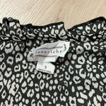 Loveriche Y2K Leopard Print Ruffle V Neck Bell Sleeve Blouse Women's Grunge Photo 3