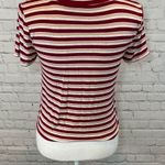 Cape Juby  T-Shirt Striped Pink Berry & White-Medium Photo 2
