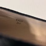 Ellen Tracy Kalli black leather kitten heels women size 8 M Photo 10