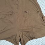 Free People  Elliot Romper Cotton Brown Photo 5