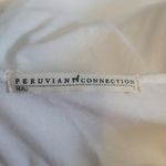 Peruvian Connection  WHITE PIMA COTTON SMOCKED CROCHET CHEST NIGHTGOWN TRAD WIFE Photo 13