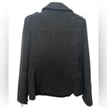 Women’s Gray Buttoned front Pea Coat Size L Photo 3