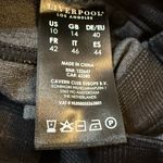 Liverpool Los Angeles Jacqueline Printed Skinny Pants Sz 10 NEW Black Gray Plaid Photo 10