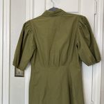 Ba&sh  Pamela puff sleeve cotton midi dress Photo 13