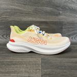 Hoka  Mach 6 Women's Size 8.5 D Wide Running Shoes Sneakers White And Orange Photo 6