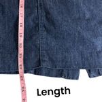 Ann Taylor Jean Skirt Womens Sz 4 Straight Pencil Dark Denim Knee Hem City Chic Photo 11