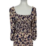 Sanctuary Smocked Floral Long Sleeve Mini Dress Boho Cottagecore Aesthetic 8 Photo 1