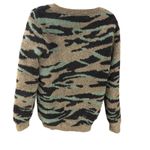 Barefoot Dreams CozyChic Camo Print Pullover Sweater Women's Small Photo 1