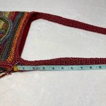 The Sak Beaded Hippie Peace Sign Crossbody Bag Purse Multicolor Photo 7
