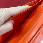 MCM  tri fold‎ wallet with bow, orange Photo 7